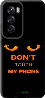TPU чехол Don't touch the phone для Oppo Reno12 Pro 5G - 4261b-3740 изображение 