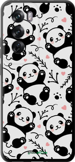 TPU чехол Панди для Oppo Reno12 Pro 5G - 4318b-3740 изображение 