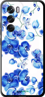 TPU чехол Голубые орхидеи для Oppo Reno12 Pro 5G - 4406b-3740 изображение 
