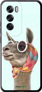TPU чехол Модная лама для Oppo Reno12 Pro 5G - 4479b-3740 изображение 