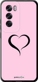 TPU чехол Сердце 1 для Oppo Reno12 Pro 5G - 4730b-3740 изображение 