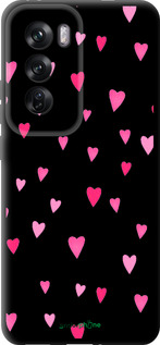 TPU чехол Сердечки 2 для Oppo Reno12 Pro 5G - 4763b-3740 изображение 