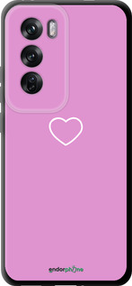 TPU чехол Сердце 2 для Oppo Reno12 Pro 5G - 4863b-3740 изображение 