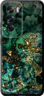 TPU чехол Мармур золото багатство для Oppo Reno12 Pro 5G - 5419b-3740 изображение 