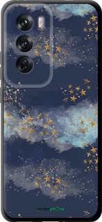 TPU чехол Ночь золотые звезды для Oppo Reno12 Pro 5G - 5421b-3740 изображение 