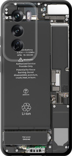 TPU чехол Детали смартфона для Oppo Reno12 Pro 5G - 5487b-3740 изображение 