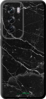 TPU чехол Чорний мармур v2 для Oppo Reno12 Pro 5G - 5568b-3740 изображение 
