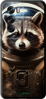 TPU чехол Raccoon austronaut для Oppo Reno12 Pro 5G - 5581b-3740 изображение 