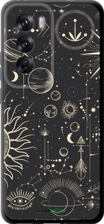 TPU чехол Фаза луны для Oppo Reno12 Pro 5G - 5605b-3740 изображение 