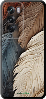 TPU чехол Листья в стиле бохо для Oppo Reno12 Pro 5G - 5643b-3740 изображение 