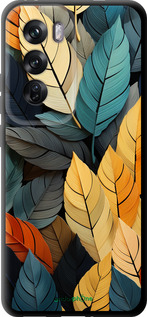 TPU чехол Кольорове листя для Oppo Reno12 Pro 5G - 5644b-3740 изображение 