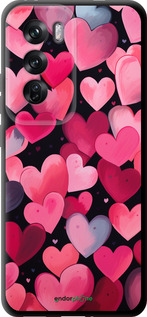 TPU чехол Сердечка 4 для Oppo Reno12 Pro 5G - 5662b-3740 изображение 