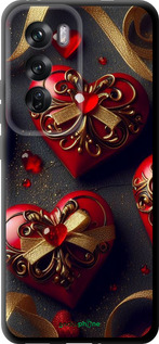 TPU чехол Сердечки v4 для Oppo Reno12 Pro 5G - 5834b-3740 изображение 