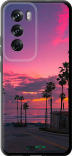 TPU чехол Пальмы для Oppo Reno12 Pro 5G - 5873b-3740 изображение 