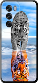 TPU чехол Тигр для Oppo Reno12 Pro 5G - 6016b-3740 изображение 