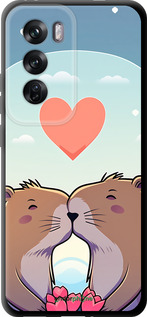 TPU чехол Капибара любовь для Oppo Reno12 Pro 5G - 6027b-3740 изображение 