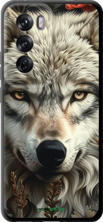 TPU чехол Волчий взгляд для Oppo Reno12 Pro 5G - 6066b-3740 изображение 