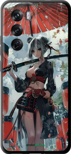 TPU чехол Гейша-воин для Oppo Reno12 Pro 5G - 6124b-3740 изображение 
