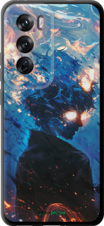 TPU чехол Сатору Годжо для Oppo Reno12 Pro 5G - 6129b-3740 изображение 