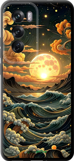 TPU чехол Арт волны для Oppo Reno12 Pro 5G - 6332b-3740 изображение 