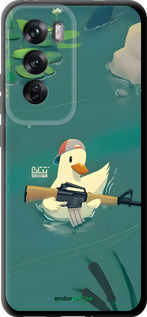 TPU чехол Каченя з автоматом для Oppo Reno12 Pro 5G - 6356b-3740 изображение 