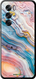 TPU чехол Мрамор красивый для Oppo Reno12 Pro 5G - 6376b-3740 изображение 