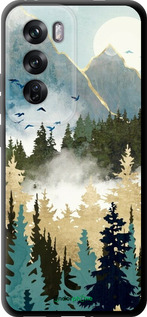 TPU чехол С изображением лесного пейзажа для Oppo Reno12 Pro 5G - 6548b-3740 изображение 