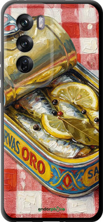 TPU чехол Vintage Sardine Tin Phone для Oppo Reno12 Pro 5G - 6772b-3740 изображение 