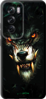TPU чехол Дьявольский волк для Oppo Reno12 Pro 5G - 833b-3740 изображение 