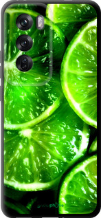 TPU чехол Зелёные дольки лимона для Oppo Reno12 Pro 5G - 852b-3740 изображение 