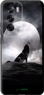 TPU чехол Вовк, що виє для Oppo Reno12 Pro 5G - 934b-3740 изображение 