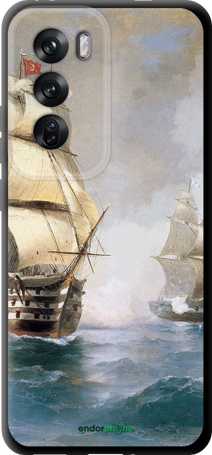 TPU чехол Айвазовський. Кораблі для Oppo Reno12 Pro 5G - 160b-3740 изображение 