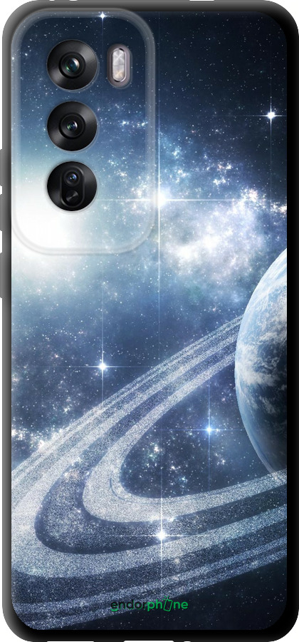 TPU чехол Кольца Сатурна для Oppo Reno12 Pro 5G - 173b-3740 изображение 