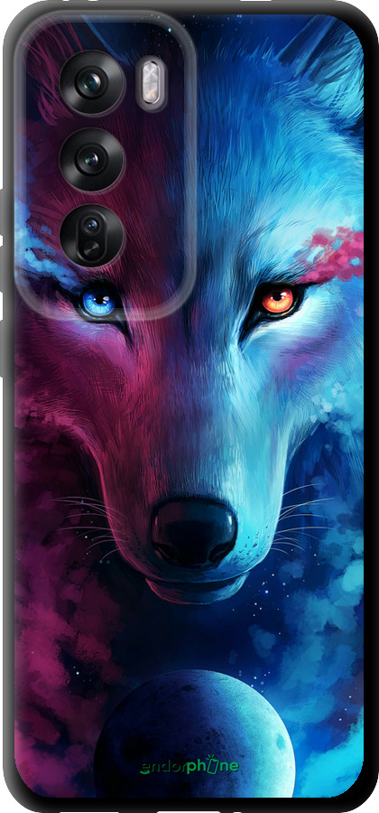 TPU чехол Арт-волк для Oppo Reno12 Pro 5G - 3999b-3740 изображение 