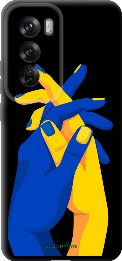 TPU чехол Stand With Ukraine для Oppo Reno12 Pro 5G - 5255b-3740 изображение 