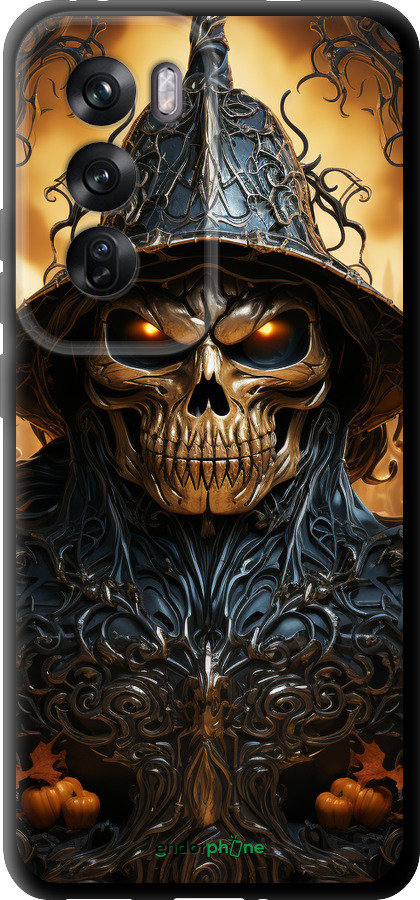 TPU чехол Череп 2 для Oppo Reno12 Pro 5G - 5652b-3740 изображение 