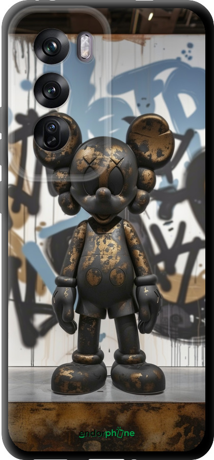 TPU чехол Bronze kaws v2 для Oppo Reno12 Pro 5G - 6098b-3740 изображение 