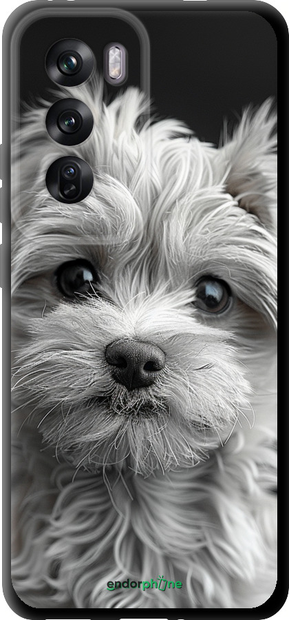 TPU чехол Мальтипу на чорном фоне для Oppo Reno12 Pro 5G - 6156b-3740 изображение 