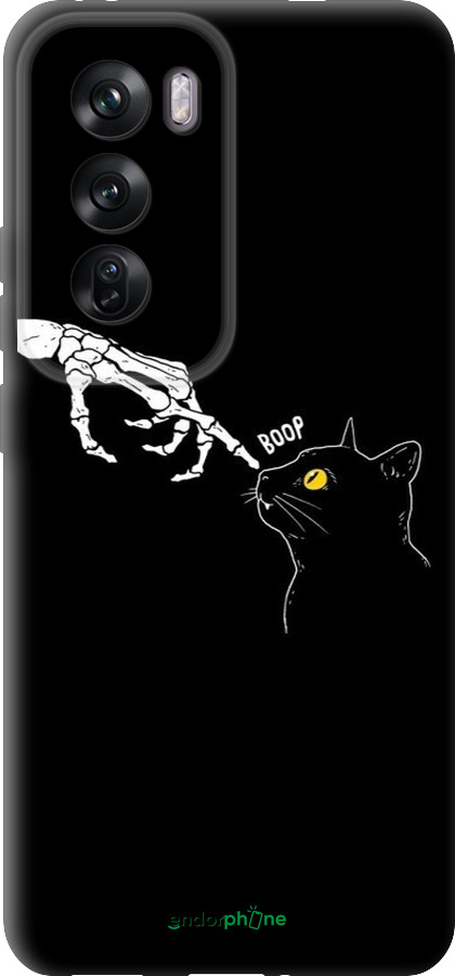 TPU чехол Кошка для Oppo Reno12 Pro 5G - 6505b-3740 изображение 