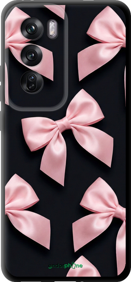 TPU чехол Coquette Ribbons Dark Coquette для Oppo Reno12 Pro 5G - 6767b-3740 изображение 