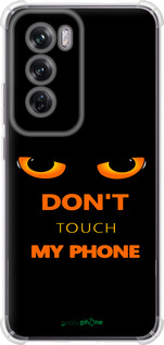 Силикон с усиленными углами чехол Don't touch the phone для Oppo Reno12 Pro 5G - 4261sp-3740 изображение 