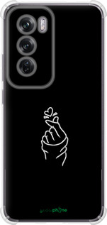Силикон с усиленными углами чехол Love You для Oppo Reno12 Pro 5G - 4298sp-3740 изображение 