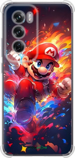 Силикон с усиленными углами чехол Супер Марио для Oppo Reno12 Pro 5G - 6342sp-3740 изображение 