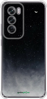 Силикон с усиленными углами чехол Сині хмари, Синій місяць для Oppo Reno12 Pro 5G - 6396sp-3740 изображение 