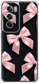 Силіконовий протиударний с посиленими кутами чехол Coquette Ribbons Dark Coquette для Oppo Reno12 Pro 5G - 6767sp-3740 изображение 