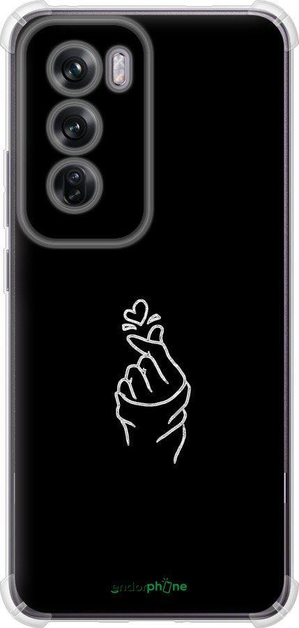 Силикон с усиленными углами чехол Love You для Oppo Reno12 Pro 5G - 4298sp-3740 изображение 