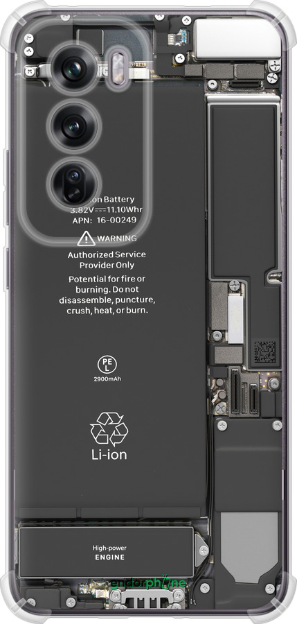 Силикон с усиленными углами чехол Детали смартфона для Oppo Reno12 Pro 5G - 5487sp-3740 изображение 