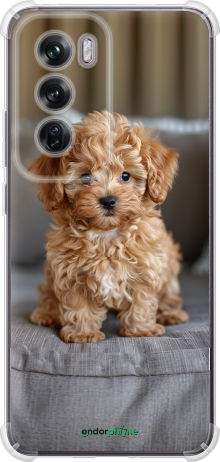 Силикон с усиленными углами чехол Mini-maltipoo для Oppo Reno12 Pro 5G - 6158sp-3740 изображение 