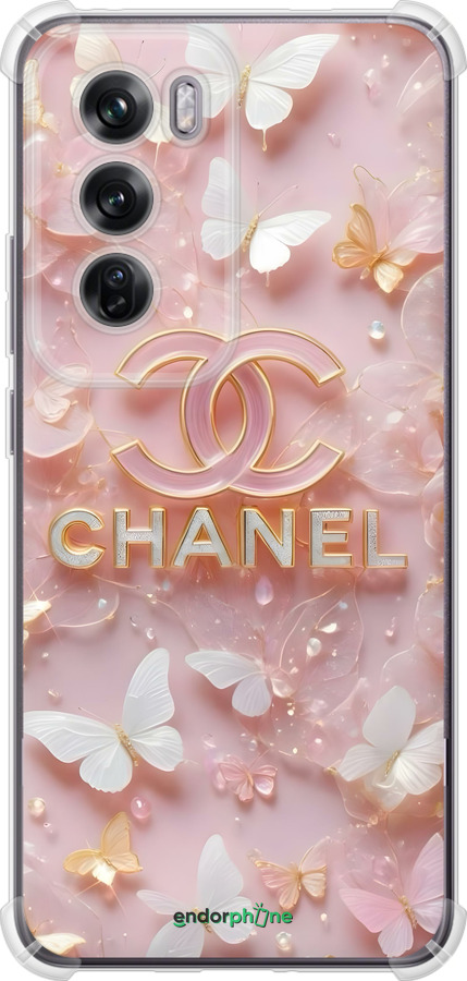 Силикон с усиленными углами чехол Шанель для Oppo Reno12 Pro 5G - 6366sp-3740 изображение 
