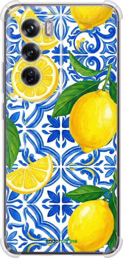 Силикон с усиленными углами чехол Grocery Girl Italian Summer для Oppo Reno12 Pro 5G - 6766sp-3740 изображение 